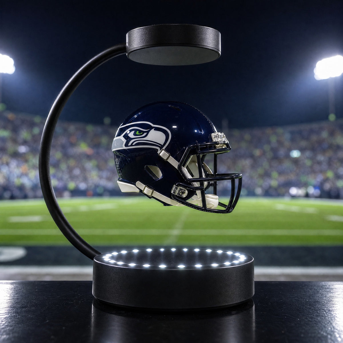 HANGTIME levitating Seahawks helmet lamp
